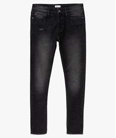 jean skinny en coton stretch delave homme noir jeans delavesK287501_4