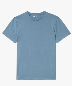 tee-shirt a manches courtes et col rond homme bleu tee-shirtsK304901_4