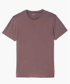tee-shirt a manches courtes et col rond homme violet tee-shirtsK305101_4