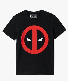 GEMO Tee-shirt à manches courtes motif DeadPool homme - Marvel Noir