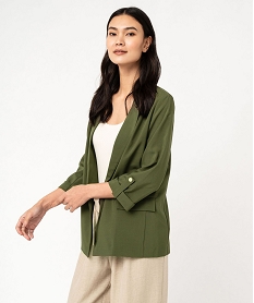 GEMO Veste de tailleur à manches 34 femme Vert