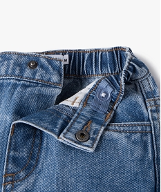 jean cargo a taille elastiquee bebe garcon bleu jeansK377301_2