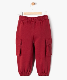pantalon en maille coupe cargo bebe garcon rougeK383401_3
