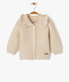 GEMO Gilet en maille scintillante bébé fille - LuluCastagnette Beige