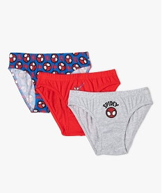 GEMO Slips en coton avec motif Spidey garçon (lot de 3) - Marvel Multicolore