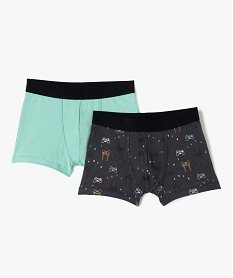 GEMO Boxers garçon motif jeu vidéo (lot de 2) Gris