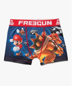 GEMO Boxer en microfibre motif Mario garçon - Freegun x Super Mario Multicolore