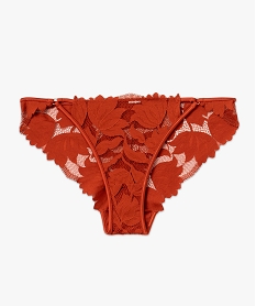 culotte en dentelle finitions satinees femme rougeK459701_4