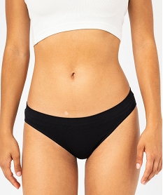 GEMO Culotte en maille extensible femme Noir