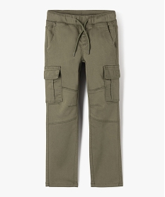 GEMO Pantalon cargo résistant garçon Vert