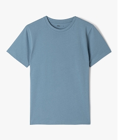 tee-shirt a manches courtes uni garcon bleu tee-shirtsK509601_1