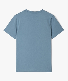 tee-shirt a manches courtes uni garcon bleu tee-shirtsK509601_3
