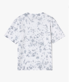 tee-shirt manches courtes avec motif manga garcon - one piece gris tee-shirtsK510601_4