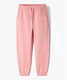 GEMO Pantalon de jogging intérieur molletonné fille rose standard