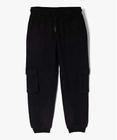 GEMO Pantalon de jogging avec poches à rabat fille noir standard