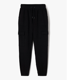 GEMO Pantalon de jogging avec poches à rabat fille noir standard