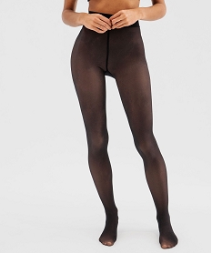 GEMO Collant chaud opaque effet transparent femme noir standard