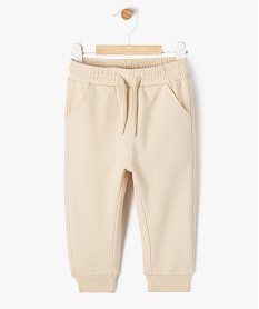 GEMO Pantalon de jogging avec intérieur molletonné bébé Beige