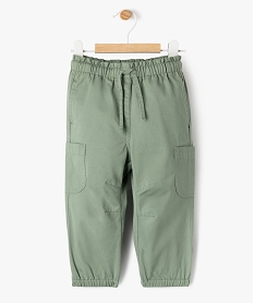 GEMO Pantalon cargo en toile de coton bébé fille Vert