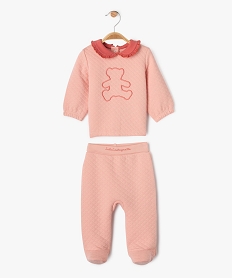 GEMO Ensemble 2 pièces bébé fille - LuluCastagnette Rose