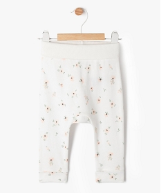 GEMO Pantalon en maille évolutif bébé fille Beige