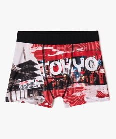 GEMO Boxer microfibre seconde peau imprimée garçon - Freegun Rouge