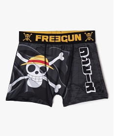 GEMO Boxer confort avec motif One Piece garçon - Freegun Noir