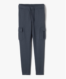 GEMO Pantalon de jogging coupe cargo garçon Bleu