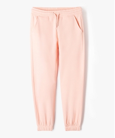 GEMO Pantalon de jogging intérieur molletonné fille Rose