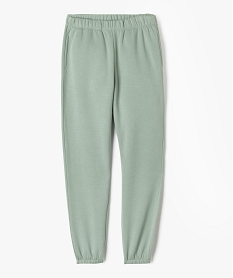 GEMO Pantalon de jogging intérieur molletonné fille Vert