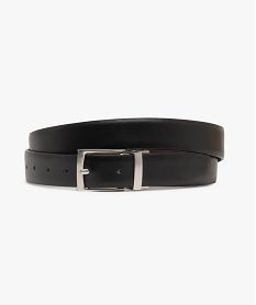 GEMO Ceinture en cuir réversible homme noir standard