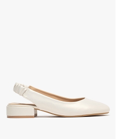 GEMO Ballerines irisées avec bride arrière élastique femme - Valentina Baldano Beige