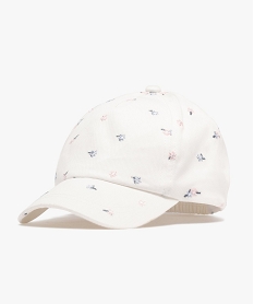 GEMO Casquette à motifs brodés bébé fille blanc standard