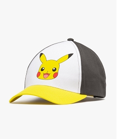 GEMO Casquette bicolore avec motif Pikachu garçon - Pokemon jaune standard