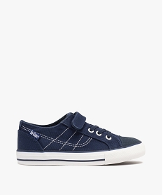 GEMO Tennis en toile fermeture scratch garçon - Lee Cooper Bleu