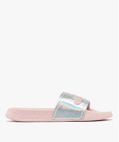 GEMO Mules piscine à bride pailletée femme - Ellesse Rose