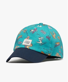 GEMO Casquette à motifs surf garçon Bleu