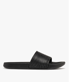 GEMO Mules de plage avec bride souple homme noir standard