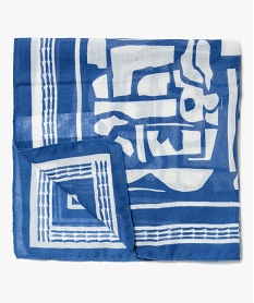 foulard fille carre petit format a motifs bleu autres accessoiresQ116801_2