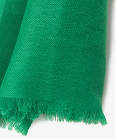 foulard femme uni et leger en polyester recycle vert standard autres accessoiresQ117201_2