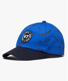 casquette garcon avec motifs voitures de course bleu standard chapeaux casquettes et bonnetsT793101_1