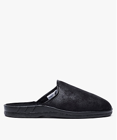 GEMO Chaussons homme forme mules noir standard