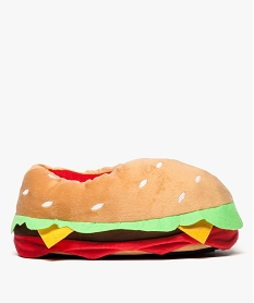 GEMO Chaussons homme en forme de hamburger orange standard