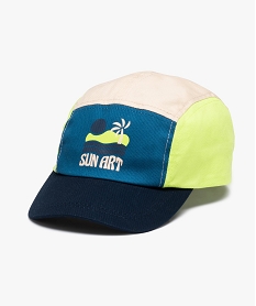 casquette multicolore avec motif estival garcon vert standard chapeaux casquettes et bonnetsU053601_1