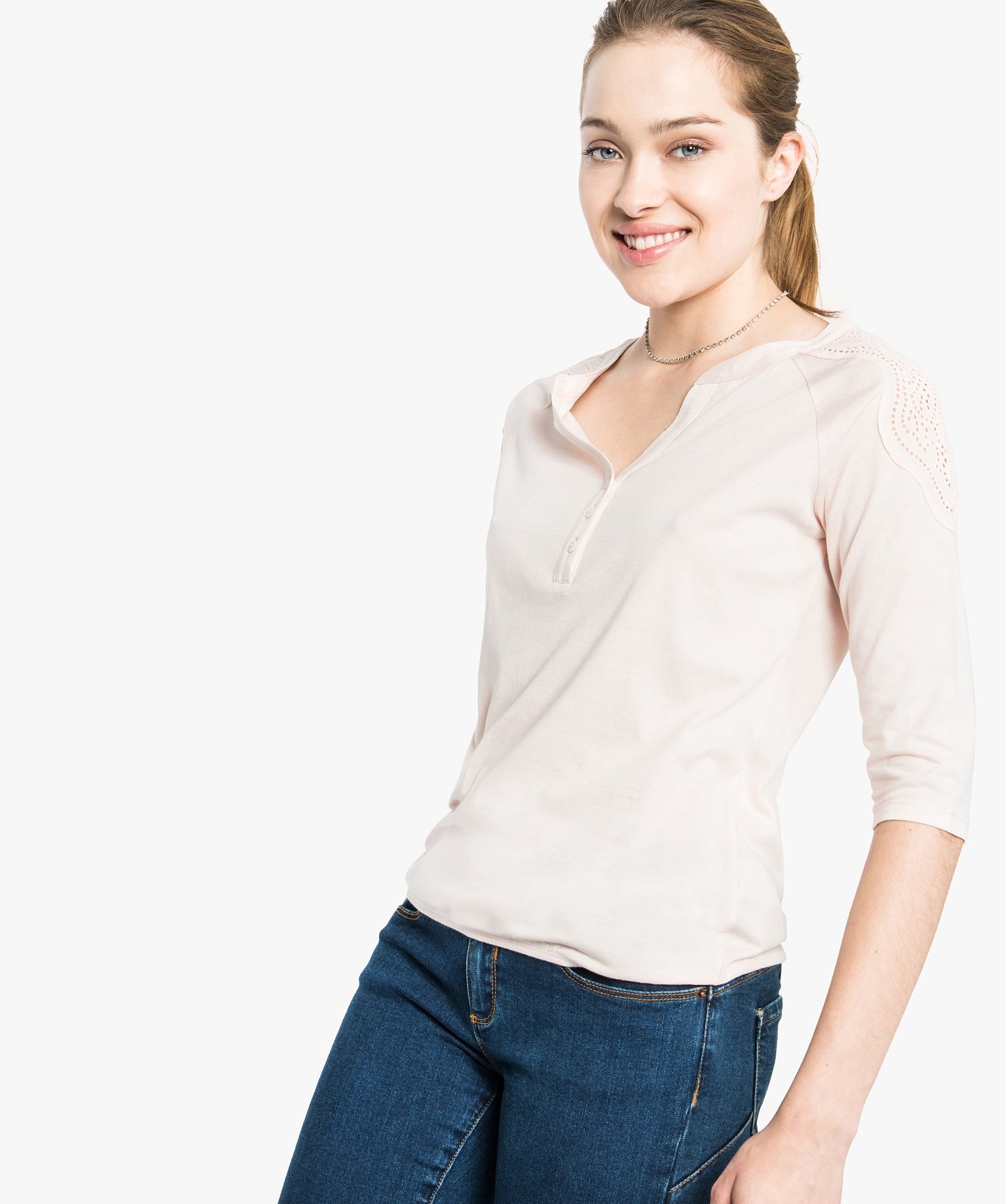 Tee shirt femme discount elastique a la taille