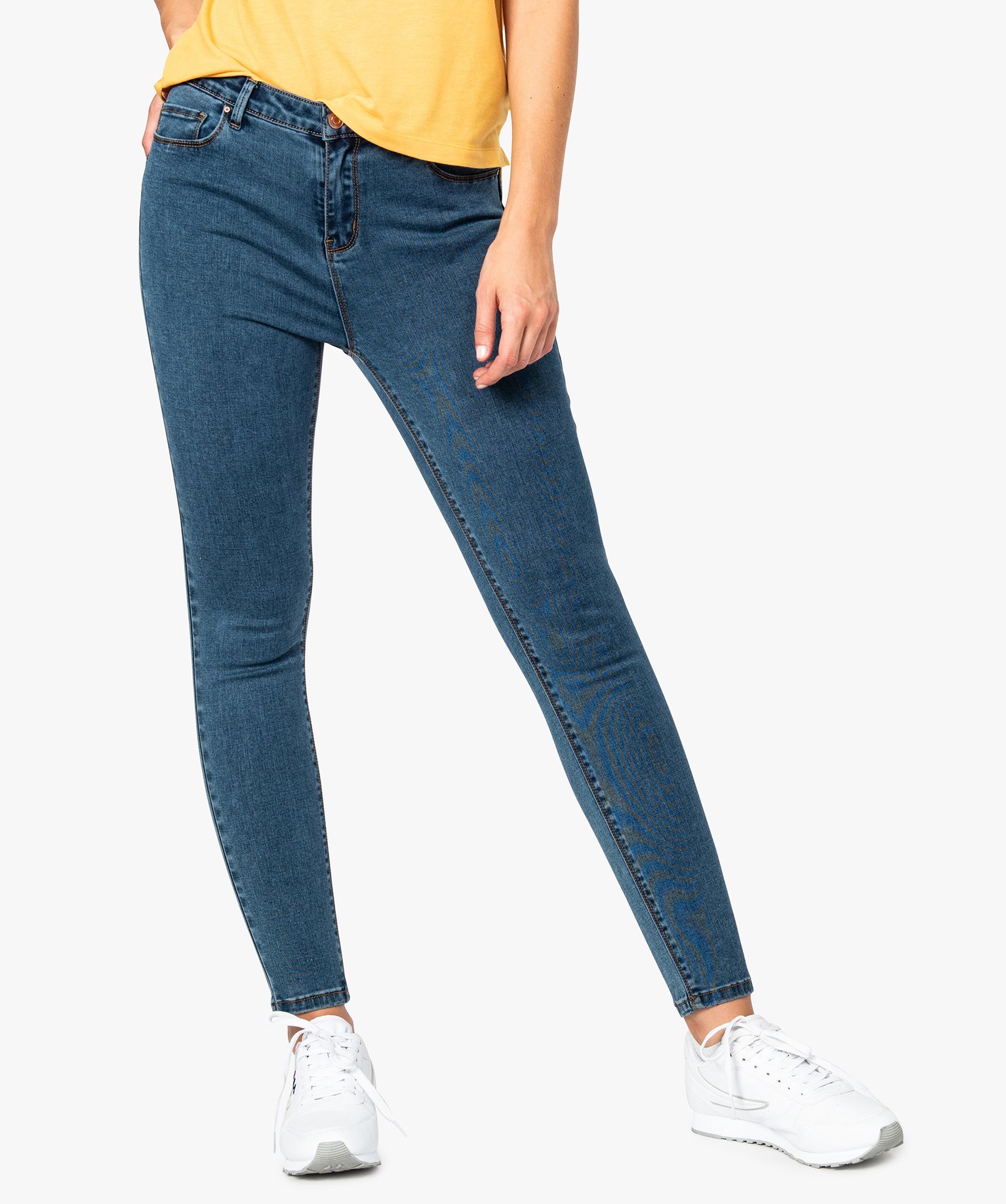 Pantalons jeans femme hot sale