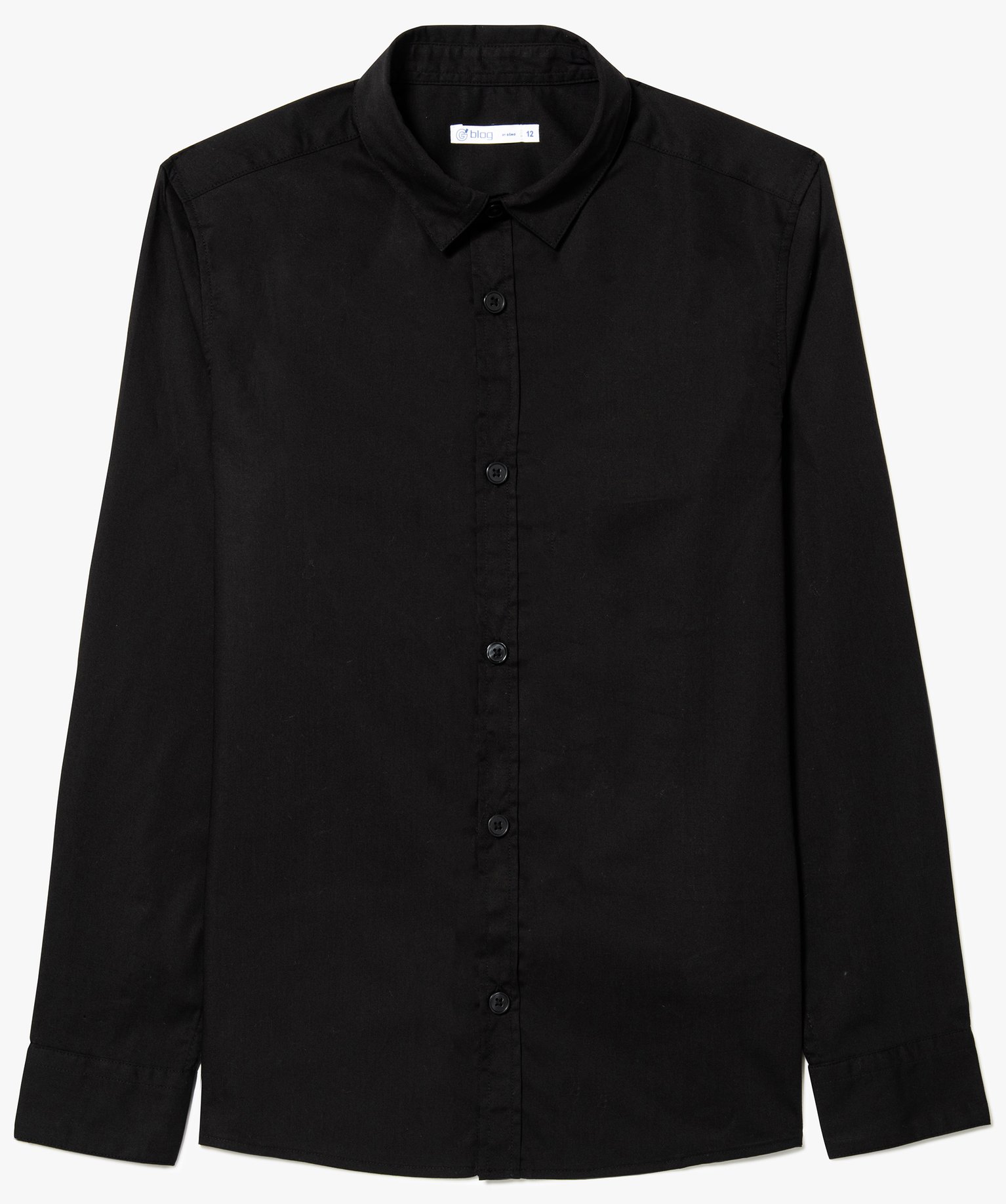 Chemise noir garcon sale