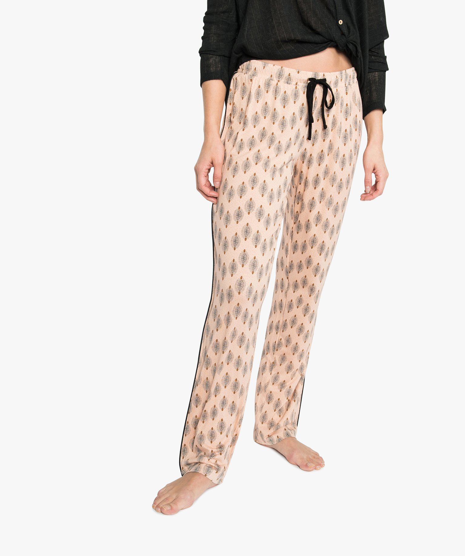 Pantalon de pyjama fluide imprimé