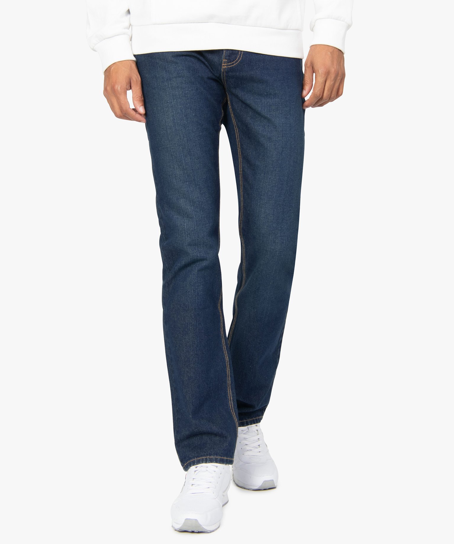 Gemo vetements jean homme coupe regular bleu homme G MO