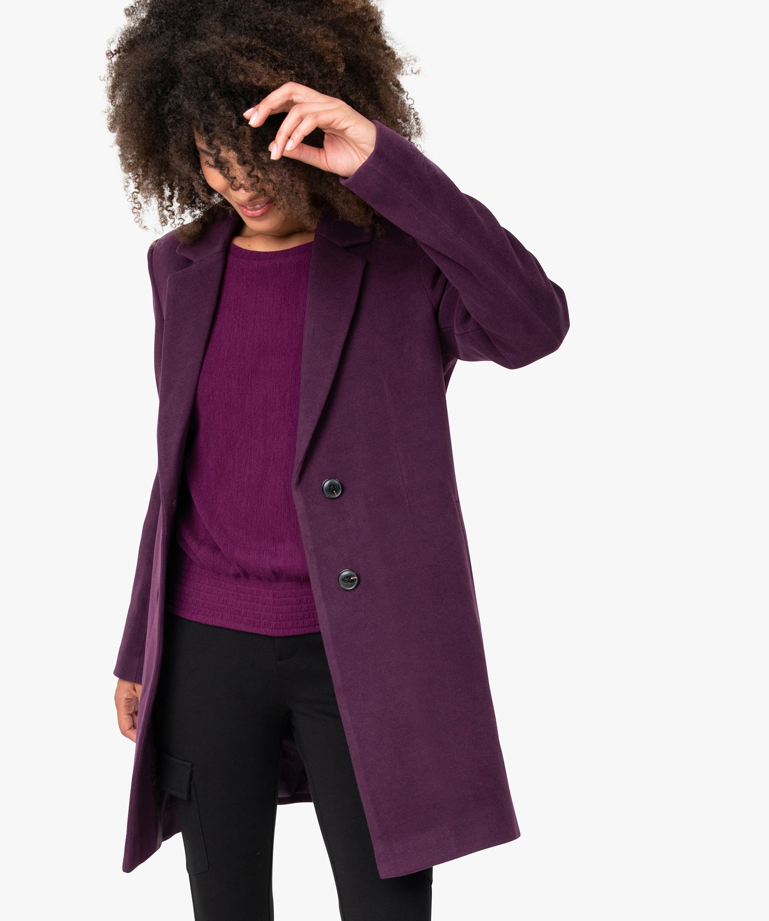 manteau purple